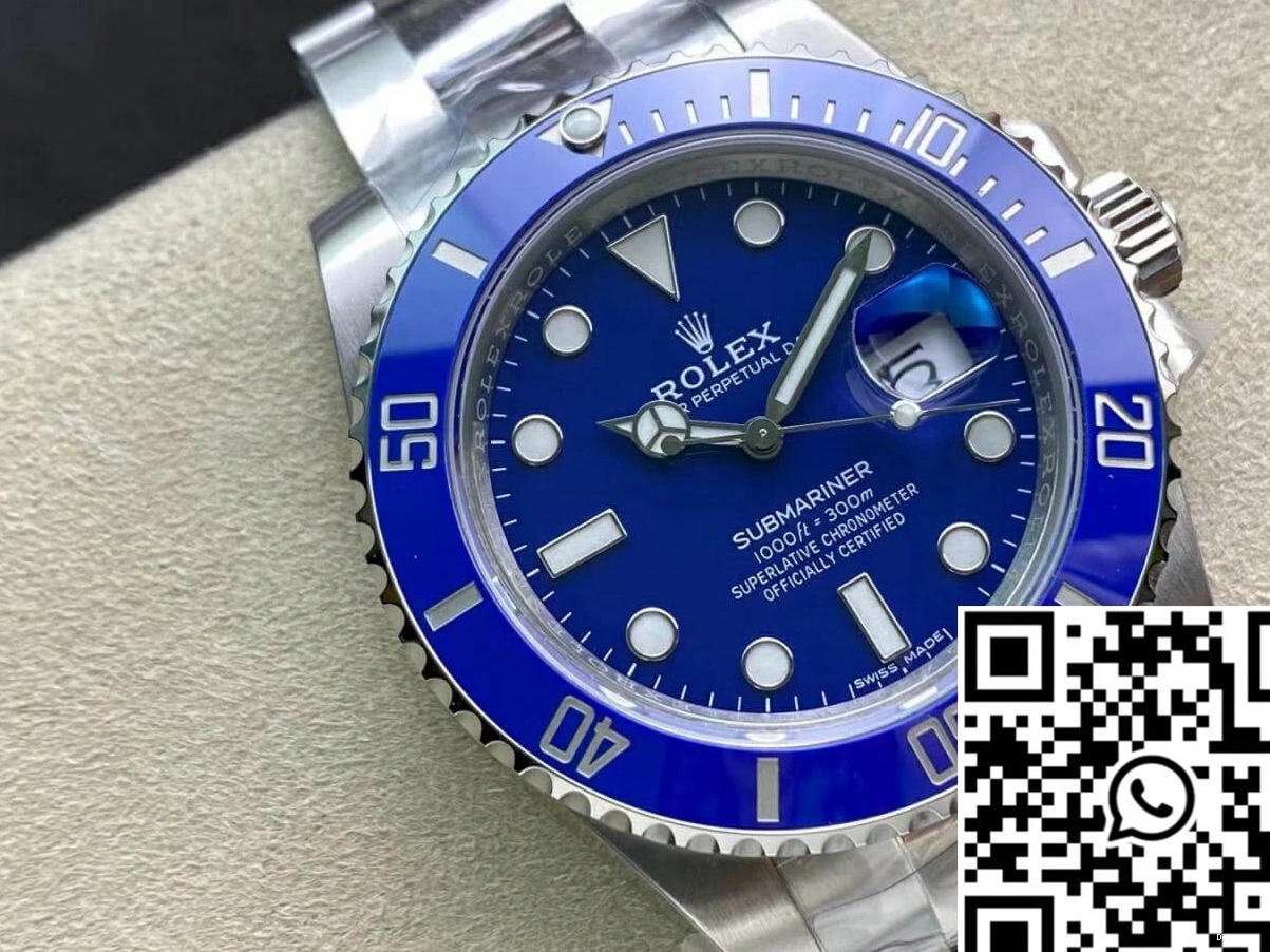 EasyCare Blue 116619LB-97209 Factory Submariner 1237 Dial VS Rolex 0825